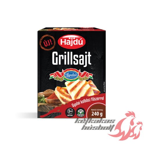 Hajdú grill sajt gyulai kolbász fűszerrel
