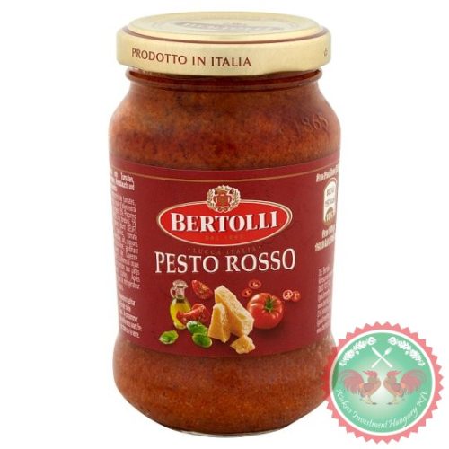 BERTOLLI üveges szósz Pesto Rosso 185 g