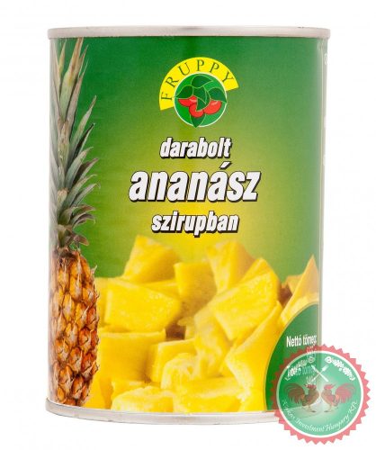 Fruppy ananász konzerv 565g
