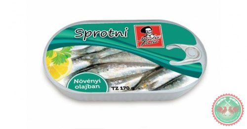 Sprotni növényi olajban 170g