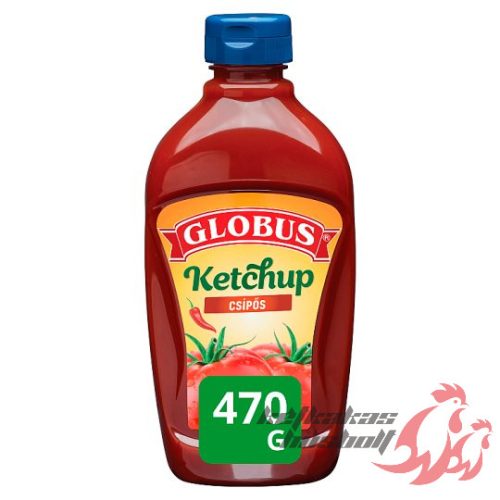 Globus ketchup csípős 470g