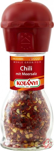 Kotányi chili mix füstölt sóval fűszermalom 53g