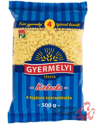 Gyermelyi kiskocka, 4 toj. száraztészta 500g