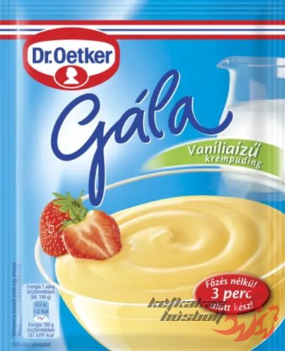 Gála krémpuding Oetker Vanília 78g