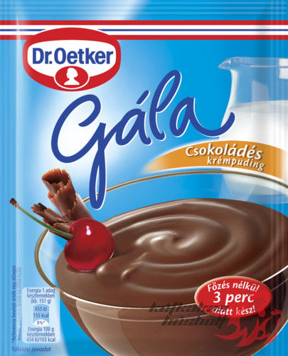 Gála krémpuding Oetker Csokoládé 78g